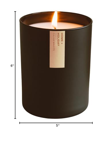 Calyan Wax Co. Home & Holiday Candle – 75-Hour Non-Toxic Soy, 10.2oz