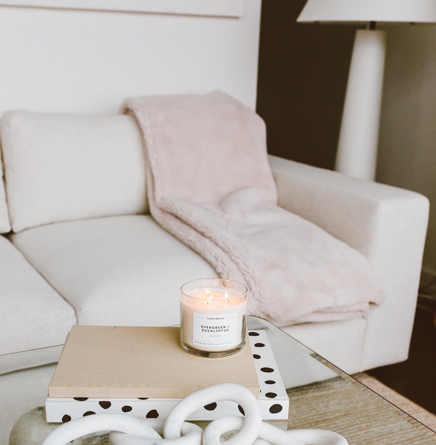 Calyan Wax Co. 3-Wick Soy Candle – 14.9oz Home & Holiday
