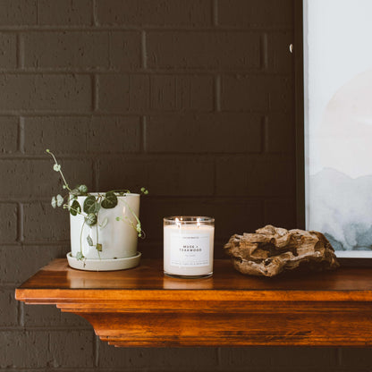 Calyan Wax Co. Musk & Teakwood 2-Wick Soy Candle | 8.8oz