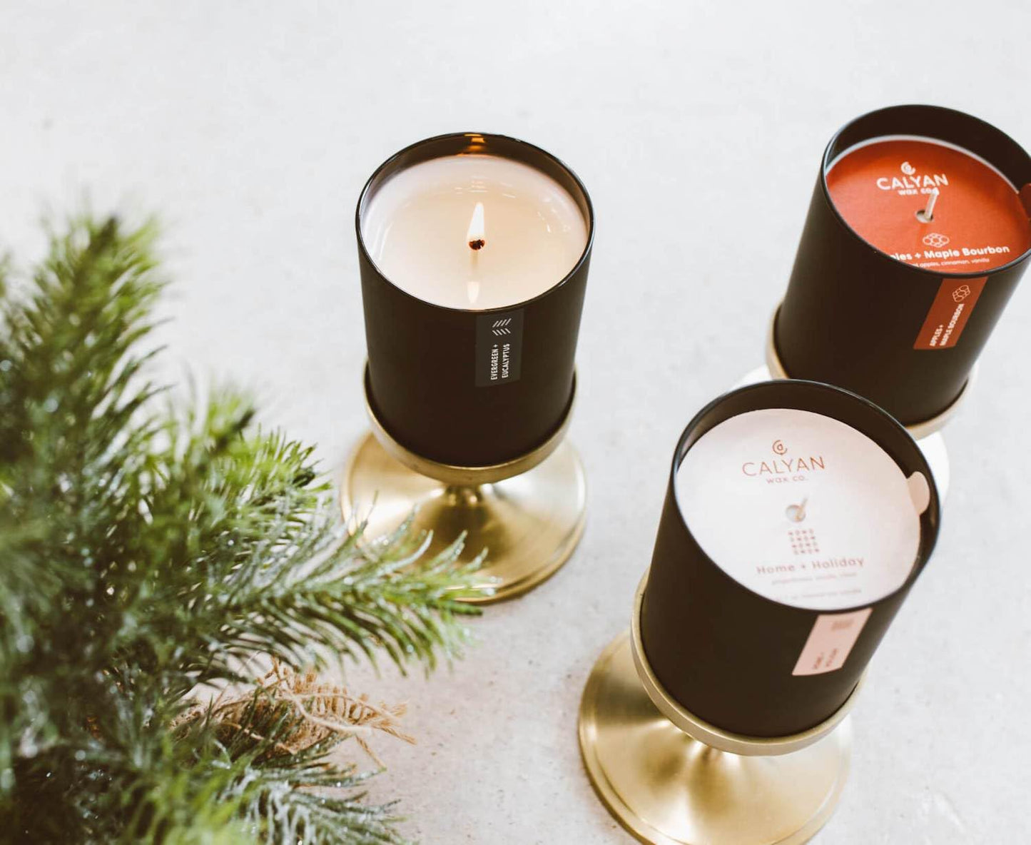 Calyan Wax Co. Home & Holiday Candle – 75-Hour Non-Toxic Soy, 10.2oz
