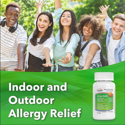 Camber Cetirizine HCI 10mg Tablets | 24-Hour Allergy Relief (100 Count) - CAMBER PHARMACEUTICALS