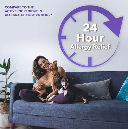 Camber Fexofenadine 24-Hour Non-Drowsy Allergy Relief - 100 Tablets