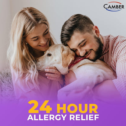 Camber Non-Drowsy Fexofenadine Antihistamine – Indoor & Outdoor Allergy Relief Tablets (30-Count)