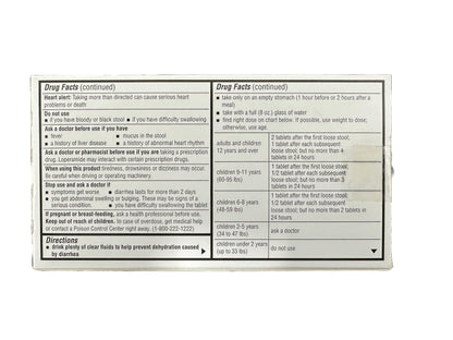 Camber Pharmaceuticals Loperamide & Simethicone Multi-Symptom Tablets – 24 Count