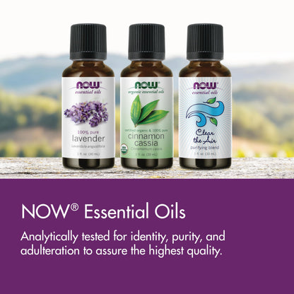 NOW Essential Oils, Camphor Oil, Camphorous Aromatherapy Scent, 100% Pure and Purity Tested, Vegan, Child Resistant Cap, 1-Ounce