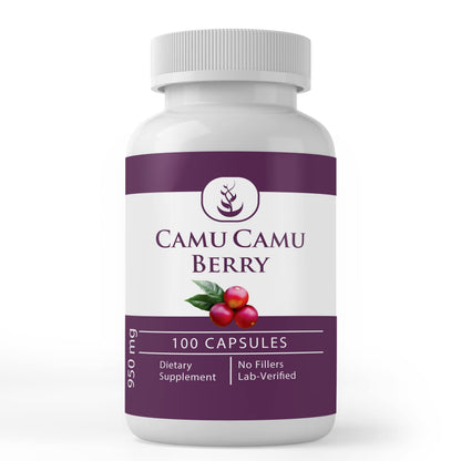 Pure Original Camu Camu Berry – 100 Capsules | No Additives, Lab Verified