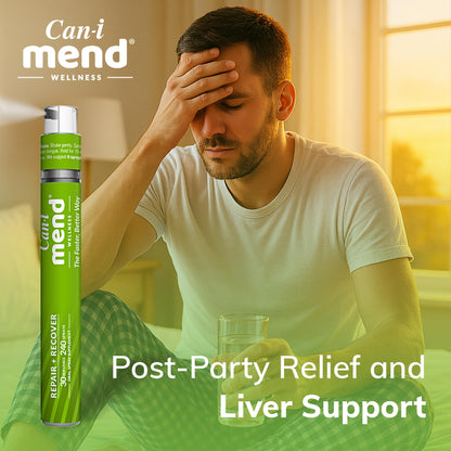 Can-i Mend Post-Party Recovery Vitamin Spray – Fast-Acting Morning Remedy, 30 Servings