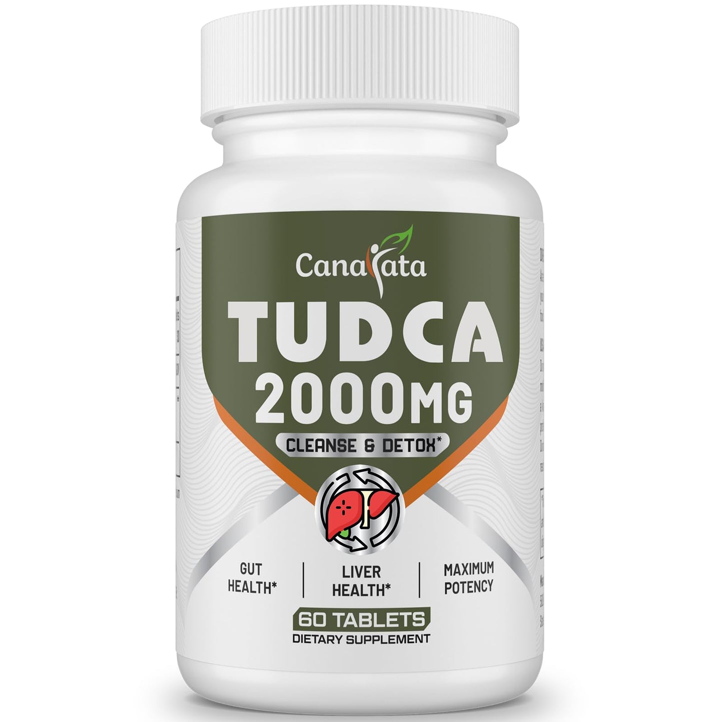 Canarata TUDCA 2000mg – Liver Detox & Bile Salts Support | 30 Days