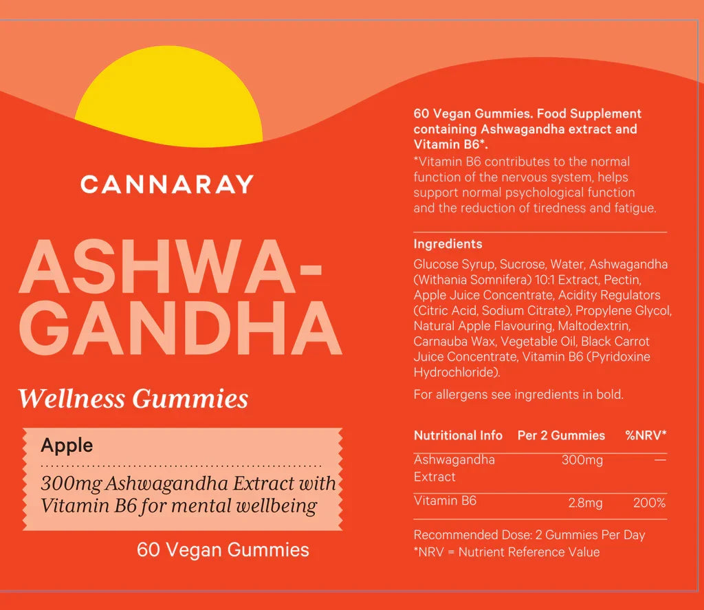 Cannaray Ashwagandha Gummies (Apple)