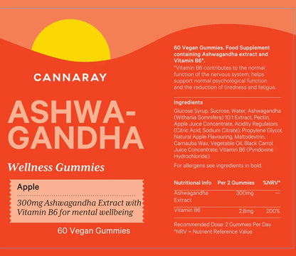 Cannaray Ashwagandha Gummies (Apple)