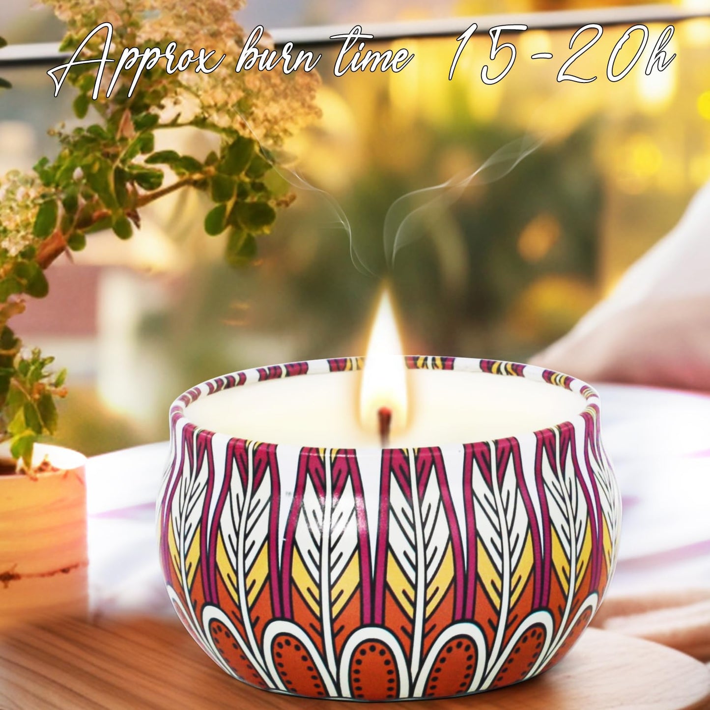 18-Pack Scented Soy Candle Gift Set | Long-Burning Aromatherapy for Home