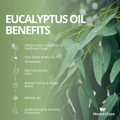 Eucalyptus Essential Oil – 100% Pure & Natural, Therapeutic Grade, 10 ml