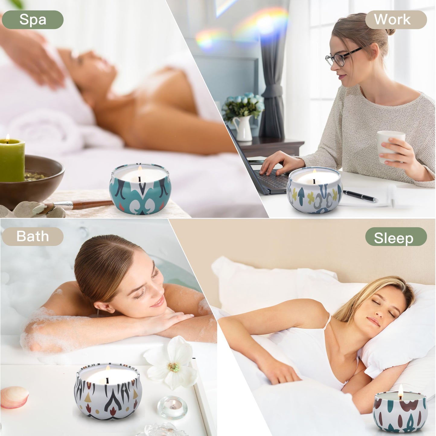 Candles Gifts for Women | 9 Pack Soy Scented Candles for Home & Aromatherapy