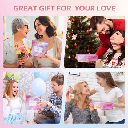 Aromatherapy Candles Gift Set for Women - 4 Pack, 80 Hours Long Lasting, Home Scented, Gifts for Christmas, Birthday & Valentine's Day