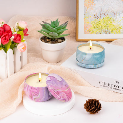 Aromatherapy Candles Gift Set for Women - 4 Pack, 80 Hours Long Lasting, Home Scented, Gifts for Christmas, Birthday & Valentine's Day