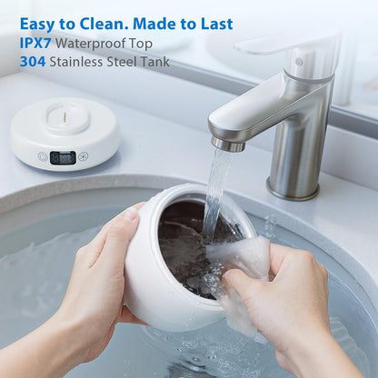 CANHOPE Ultrasonic Retainer Cleaner – 42kHz, IPX7, 3 Timers, Quiet