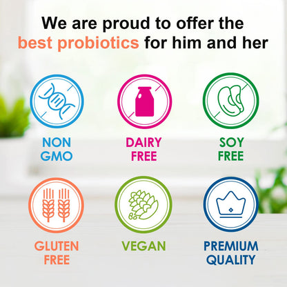 CANLIST Probiotics 120B CFUs – 18 Strains, Prebiotics & Digestive Enzymes – 60 Caps (Non-GMO)