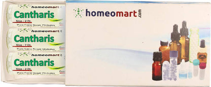 Homeomart.com Cantharis Homeopathy Pellets (Pills) in 30C Potency, Pack of 3
