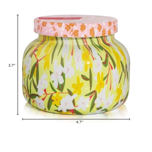 Capri Blue Aloha Orchid Pattern Play Jar Candle – 19 oz Soy Wax | Floral Notes