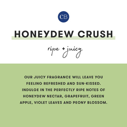 Capri Blue Reed Diffuser Set - Honeydew Crush | Modern Marble Diffuser, 5.7 fl oz