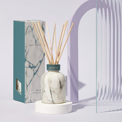Capri Blue Modern Marble Reed Diffuser Set – Volcano (5.7 fl oz) | Luxury Home Fragrance