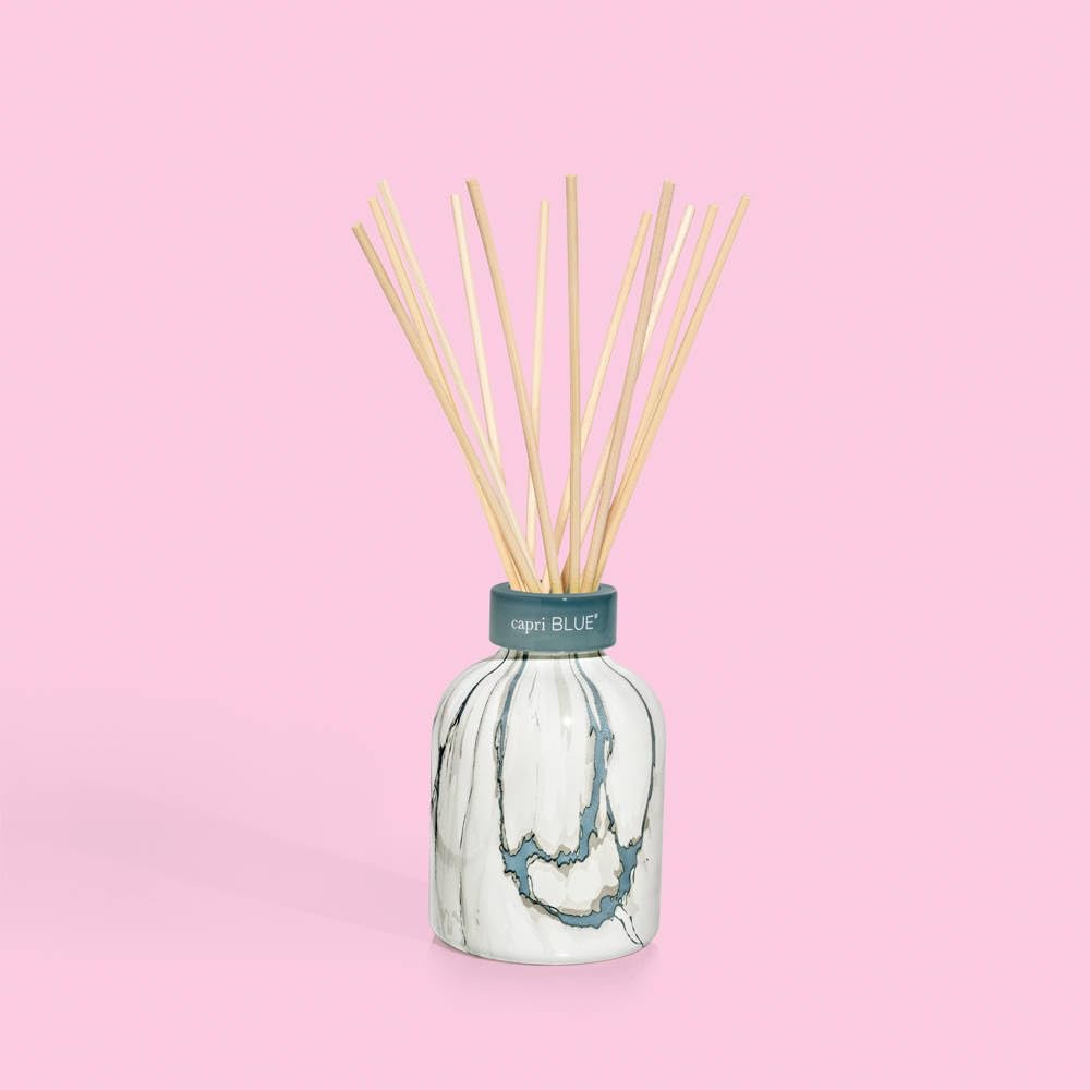 Capri Blue Modern Marble Reed Diffuser Set – Volcano (5.7 fl oz) | Luxury Home Fragrance