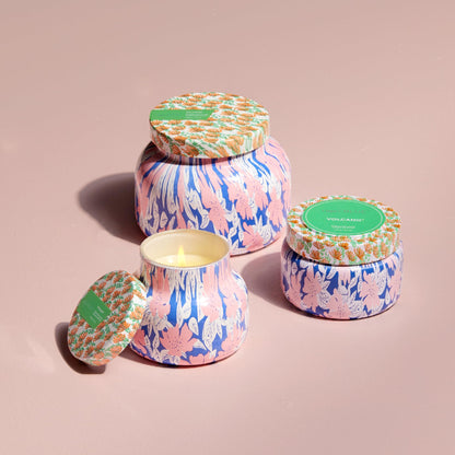 Capri Blue Pattern Play Volcano Candle – 8 oz Soy Wax – Luxury Home Decor