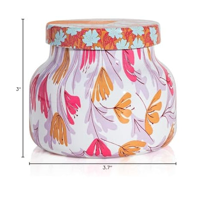 Capri Blue Pattern Play Candles - 8 oz Pineapple Flower Scented Glass Jar
