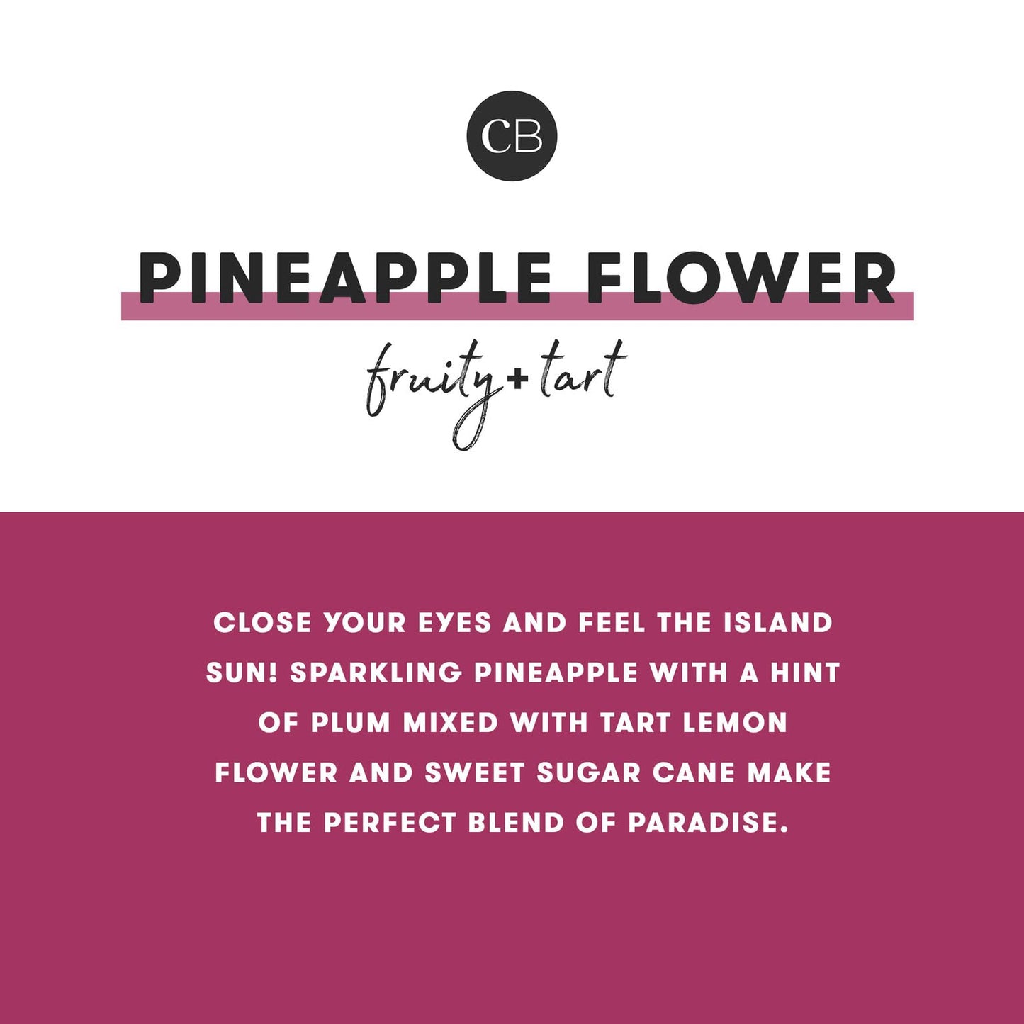 Capri Blue Pattern Play Candles - 8 oz Pineapple Flower Scented Glass Jar