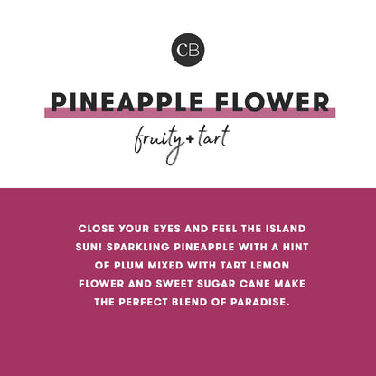 Capri Blue Pineapple Flower Scented Candle | Pattern Play 19 oz Jar | Soy Wax