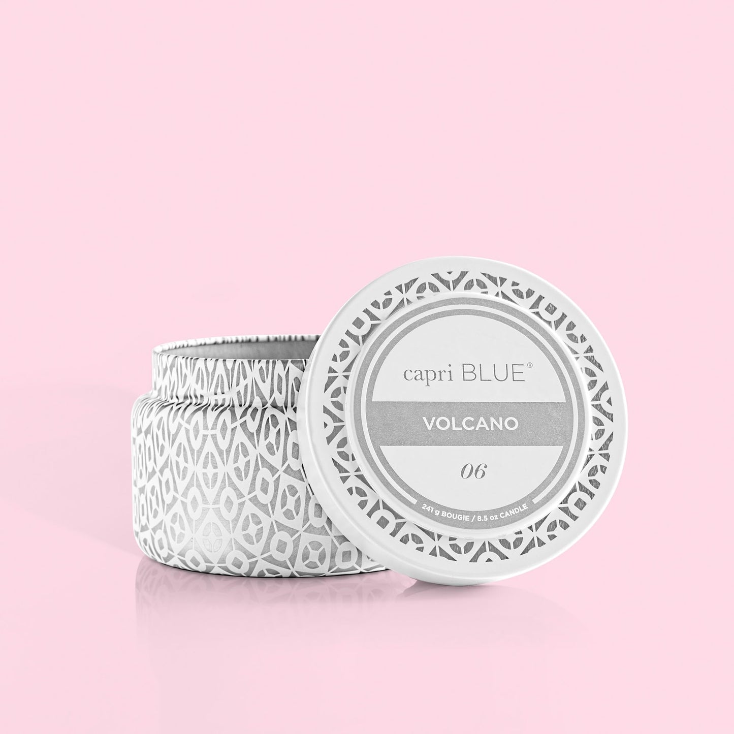 Capri Blue Volcano Travel Tin Candle - White, 8.5 oz | Luxury Soy Wax