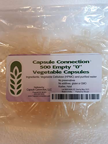Capsule Connection 0 Size Empty Vegetable Capsules – Bulk Wholesale, Vegan & Vegetarian