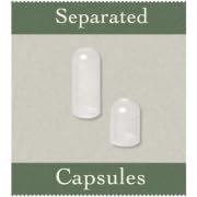 Capsule Connection Separated Empty Pullulan Capsules - 00\" Size, Vegan & Vegetarian (1000)