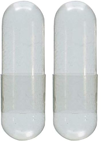 Capsule Connection Wholesale Empty Vegetable Capsules - Size 00, Vegan & Vegetarian, 500-count (Pack of 2), Resealable Bags