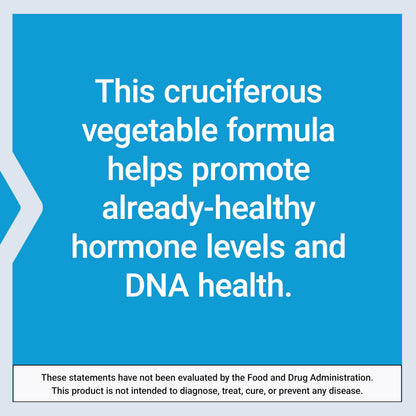 Life Extension Cruciferous Vegetable Extract Blend - I3C, DNA Health & Hormone Support, 60 Capsules