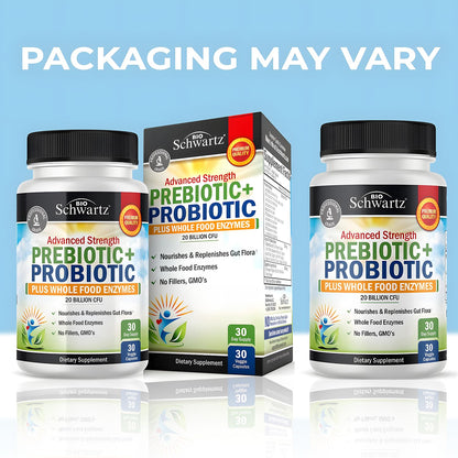 Advanced Prebiotics & Probiotics for Digestive Health – Women & Men