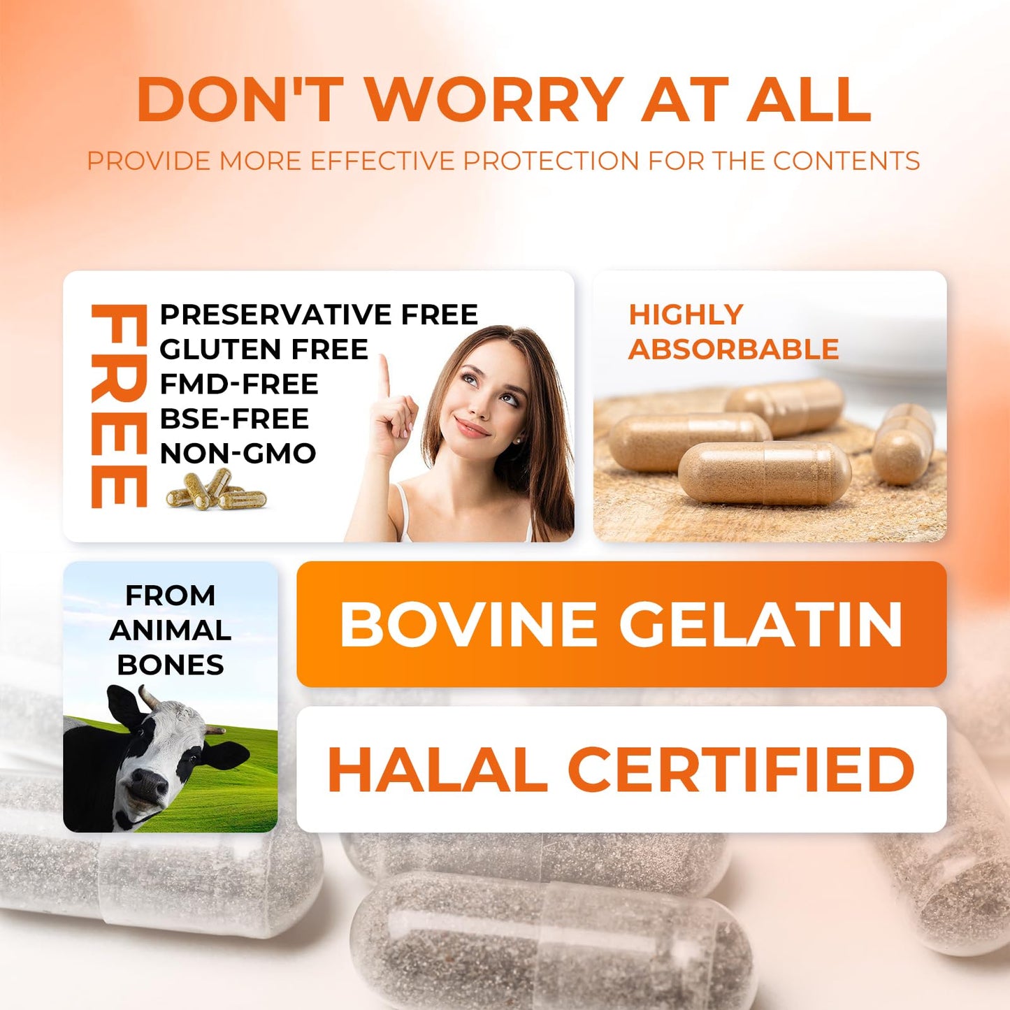 Empty Gelatin Capsules Size 3 – 100 Count | Clear Small Gel Caps for DIY Filling