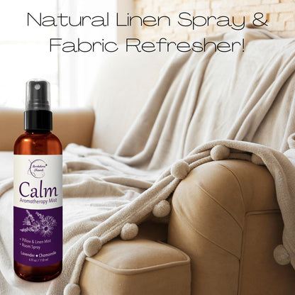 Calm Aromatherapy Mist with Lavender & Chamomile – Natural Sleep & Pillow Spray | Brookethorne Naturals