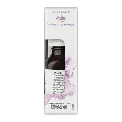 Aura Cacia Chill Pill Essential Oil Blend – 0.5 oz (Lavender, Peppermint, Orange, Basil, Chamomile & Patchouli)