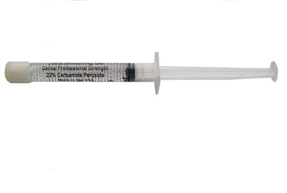 Teeth Whitening Gel Syringe Dispensers – 22% Carbamide Peroxide, 10 x 3ml Syringes