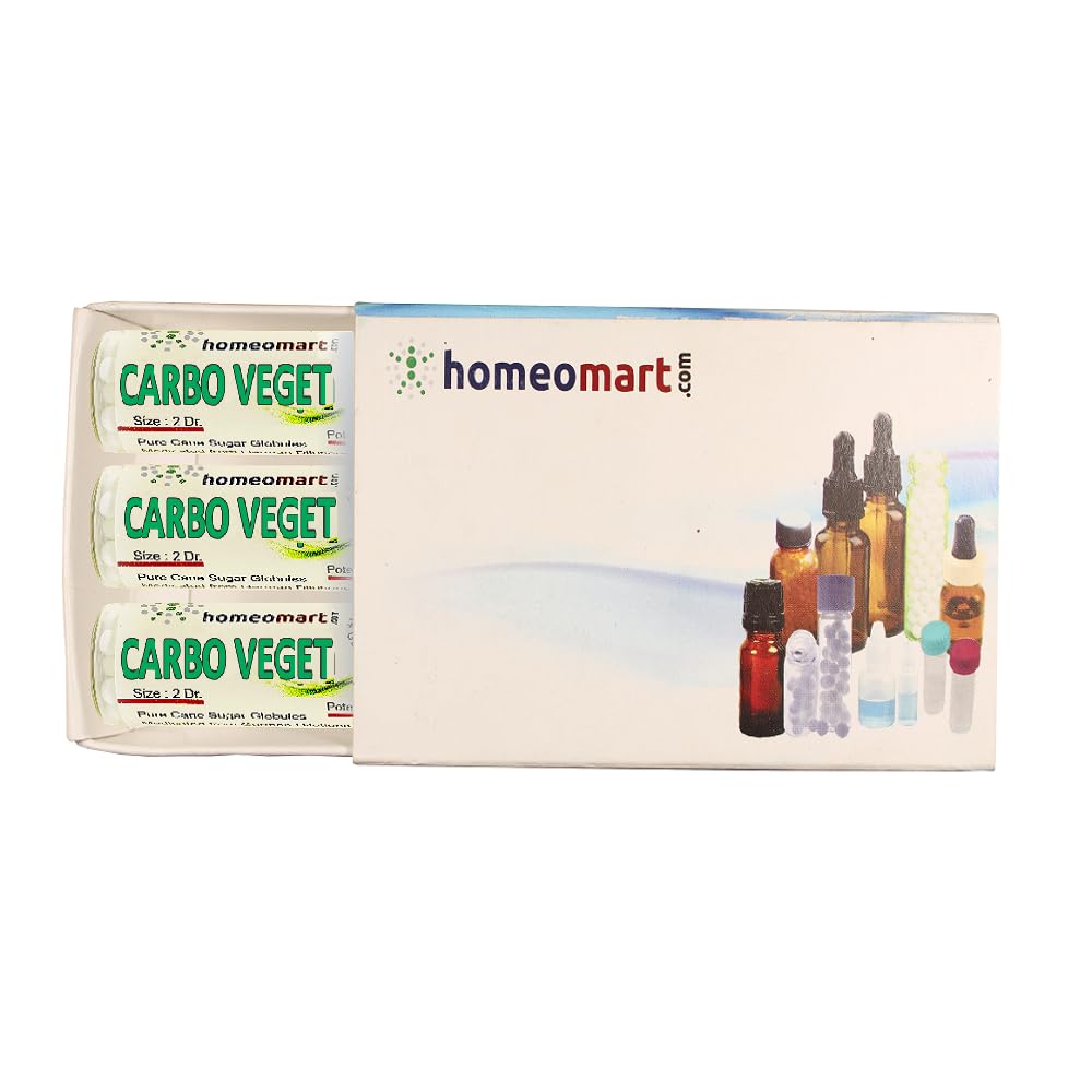 Carbo Vegetabilis 30C Homeopathy Pellets – Pack of 3 | HomeoMart