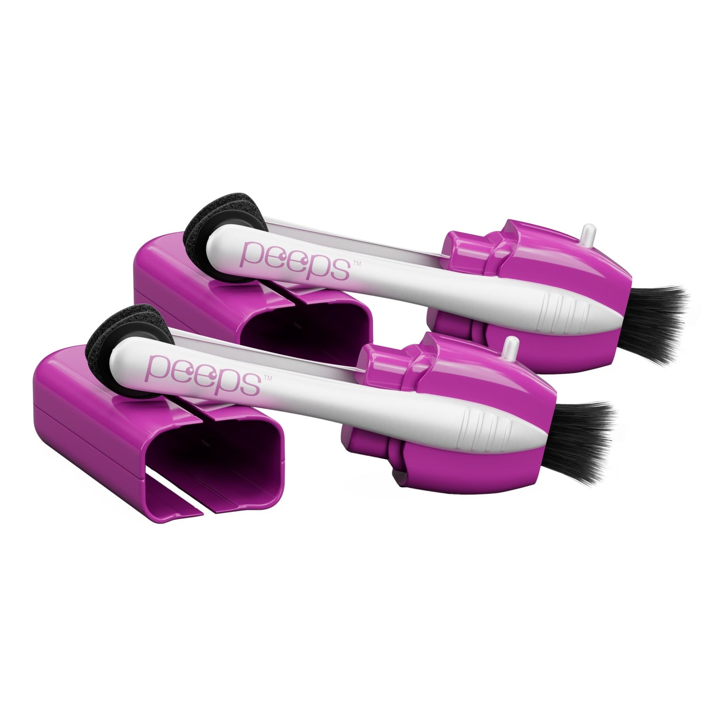 CarbonKlean Peeps Eyeglass Cleaner – NASA Carbon Microfiber, Purple 2-Pack