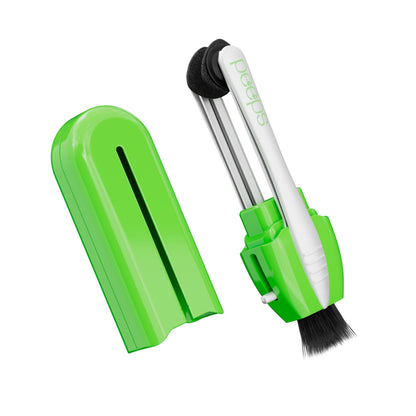 Peeps Eyeglass Lens Cleaner – NASA-Used Carbon Microfiber, 500 Uses (Injected Green)