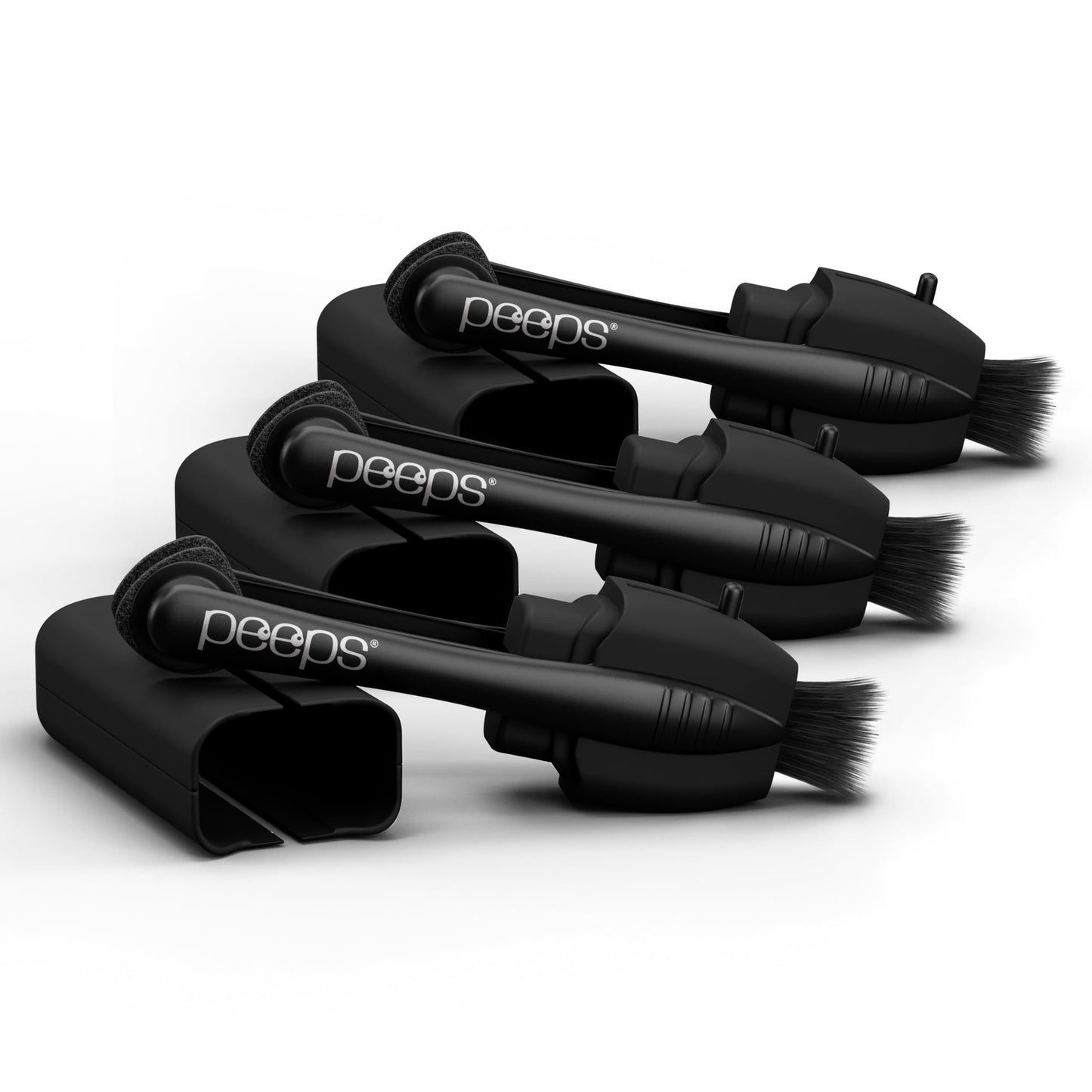 CarbonKlean Peeps Glasses Cleaner - Carbon Microfiber Lens Cleaning Kit (3 Count)