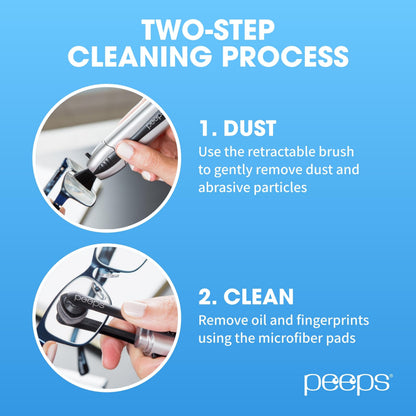 CarbonKlean Peeps Glasses Cleaner – Carbon Microfiber Tech for Eyeglasses