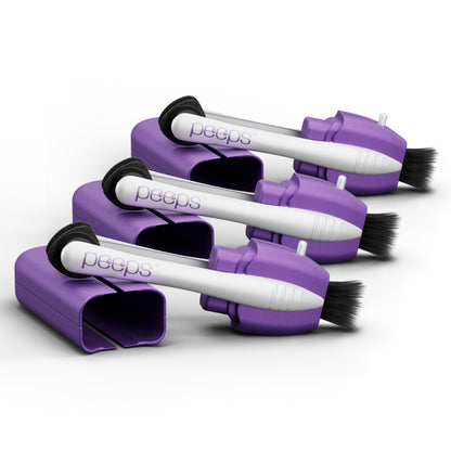 CarbonKlean Peeps Glasses Cleaner - Carbon Microfiber Lens Cleaner, Soft Lavender (3 Count)