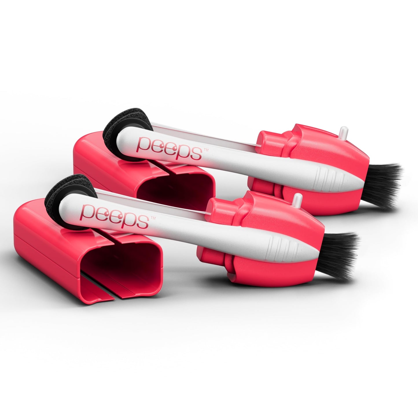 CarbonKlean Peeps Glasses Cleaner - Pink Carbon Microfiber Lens Cleaner for Eyeglasses, Reading Glasses & More | 2 Count