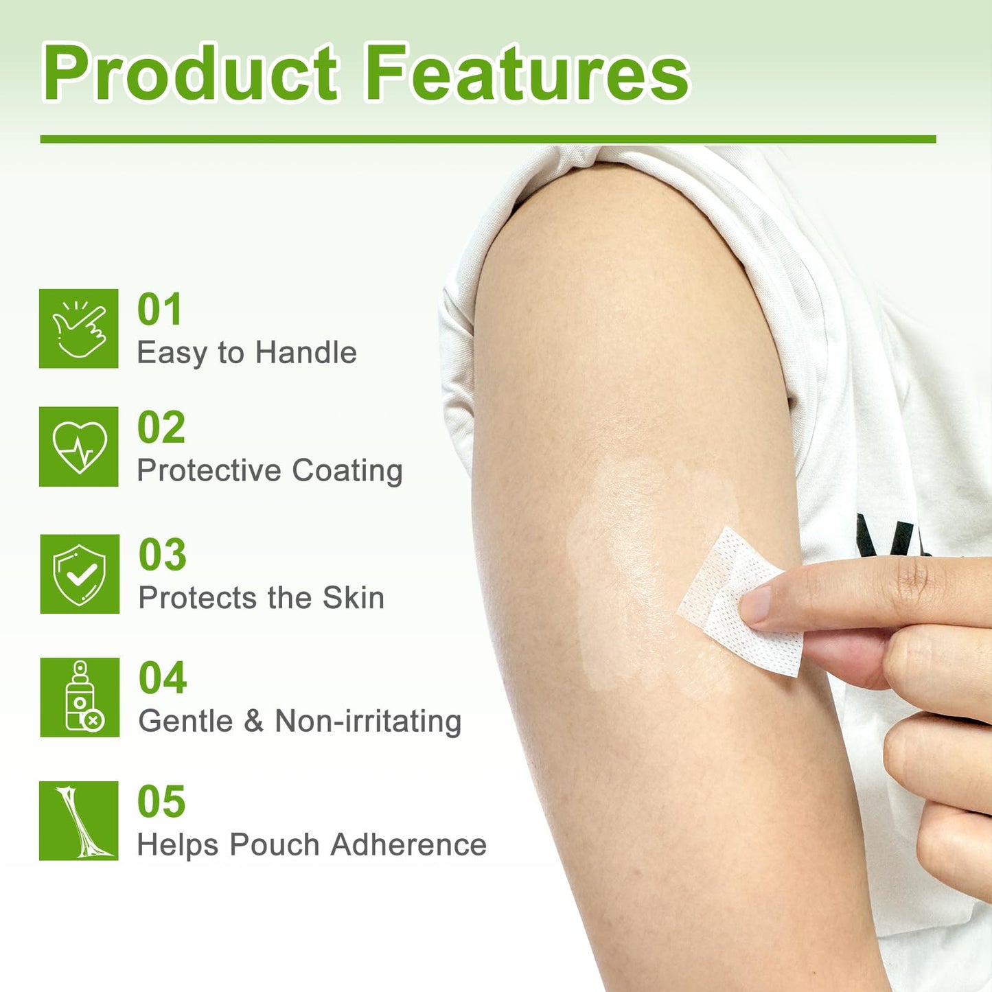 CARBOU Skin Barrier Wipes – 100 Count Skin Prep for Enhanced Adhesion