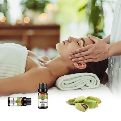2-Pack Cardamom Essential Oil 2x10ml | 100% Pure Organic | Rainbow Abby