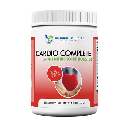 Cardio Complete - 3-in-1 Nitric Oxide Booster for Heart Health | 5,000 mg L-Arginine, 1,000 mg L-Citrulline